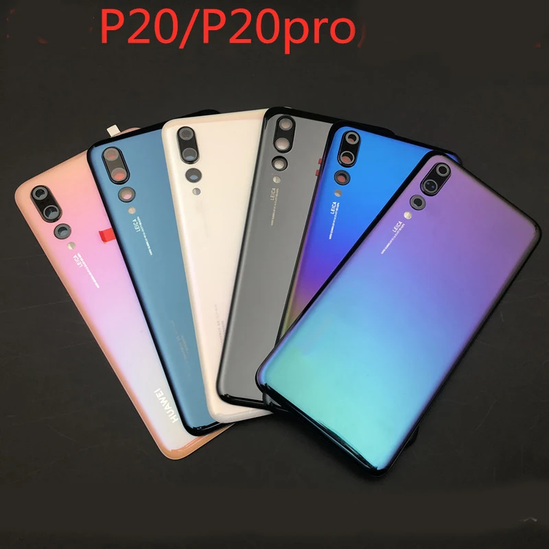 

For Huawei P20 Pro CLT-L04 CLT-L09CLT-L29C CLT-AL00 with Camera Lens Battery Back Cover Housing Door Case Replacement