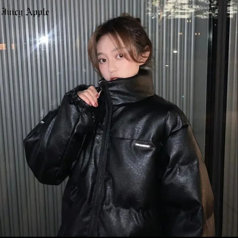 Winter Jacket Women 2022 Long Sleeve Loose Solid Zipper Pockets Coats Thick Warm Parkas Fashion Casual Outwear Female Clothing