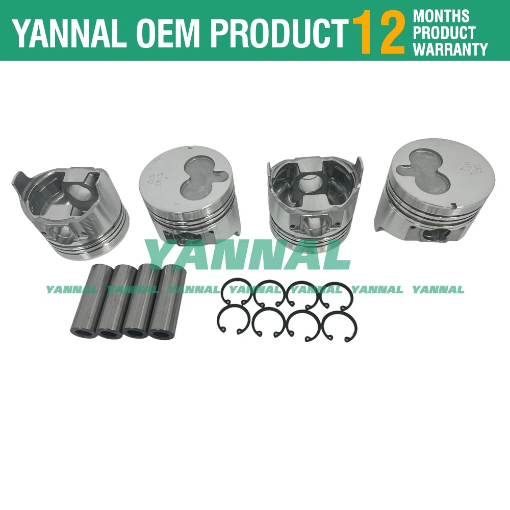 Комплект для капитального ремонта двигателя 4LC1 экскаватора SUMITOMO SH40JX IHI 40JX