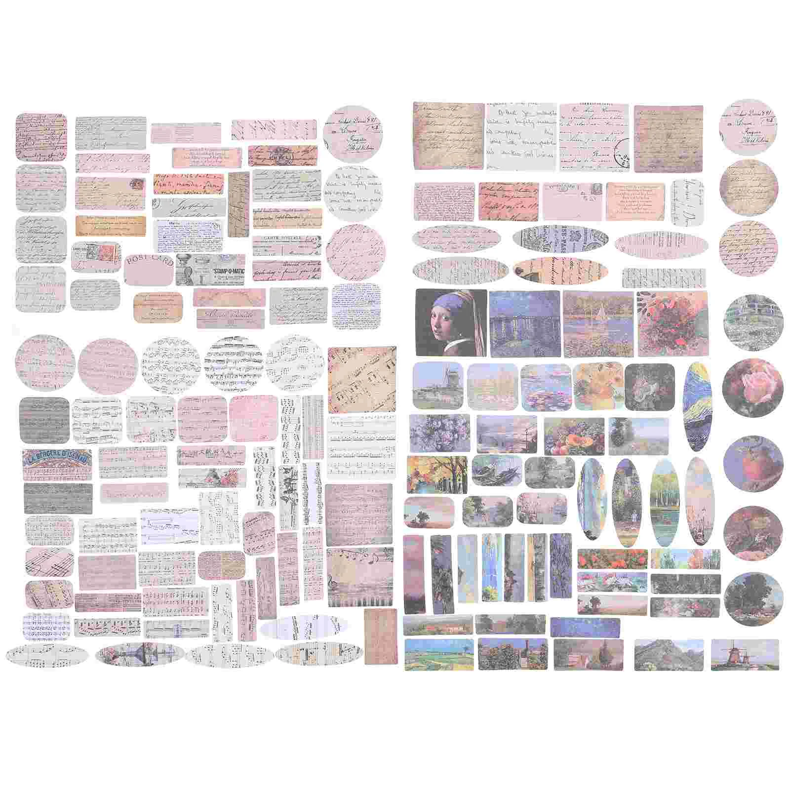 

Paper Journaling Vintage Journal Scrapbook Material Stickers Diy Scrapbooking Bulletsticker Diary Supplies Decoupage Crafts