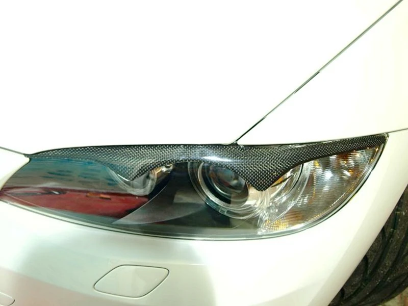 

Подходит для углеродного волокна 07-12 E92 E93 3-Series 335i 328i M3 фары веко брови