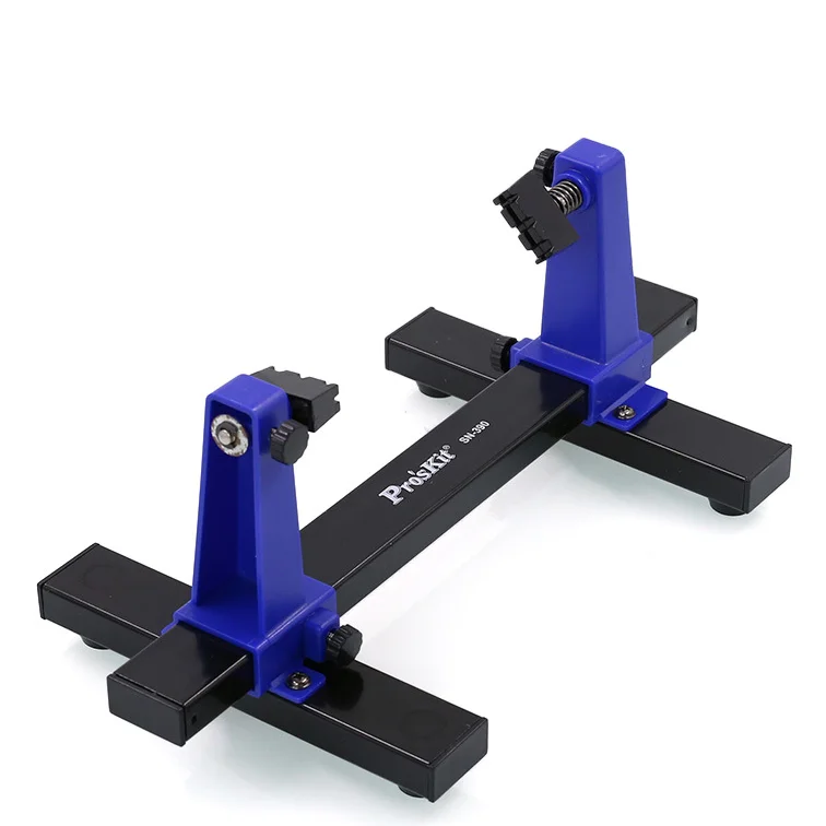 Mini Pro'sKit SN-390 Universal Adjustable Circuit Board Clamp PCB Holder Fixture Tool 360 Degree Rotation