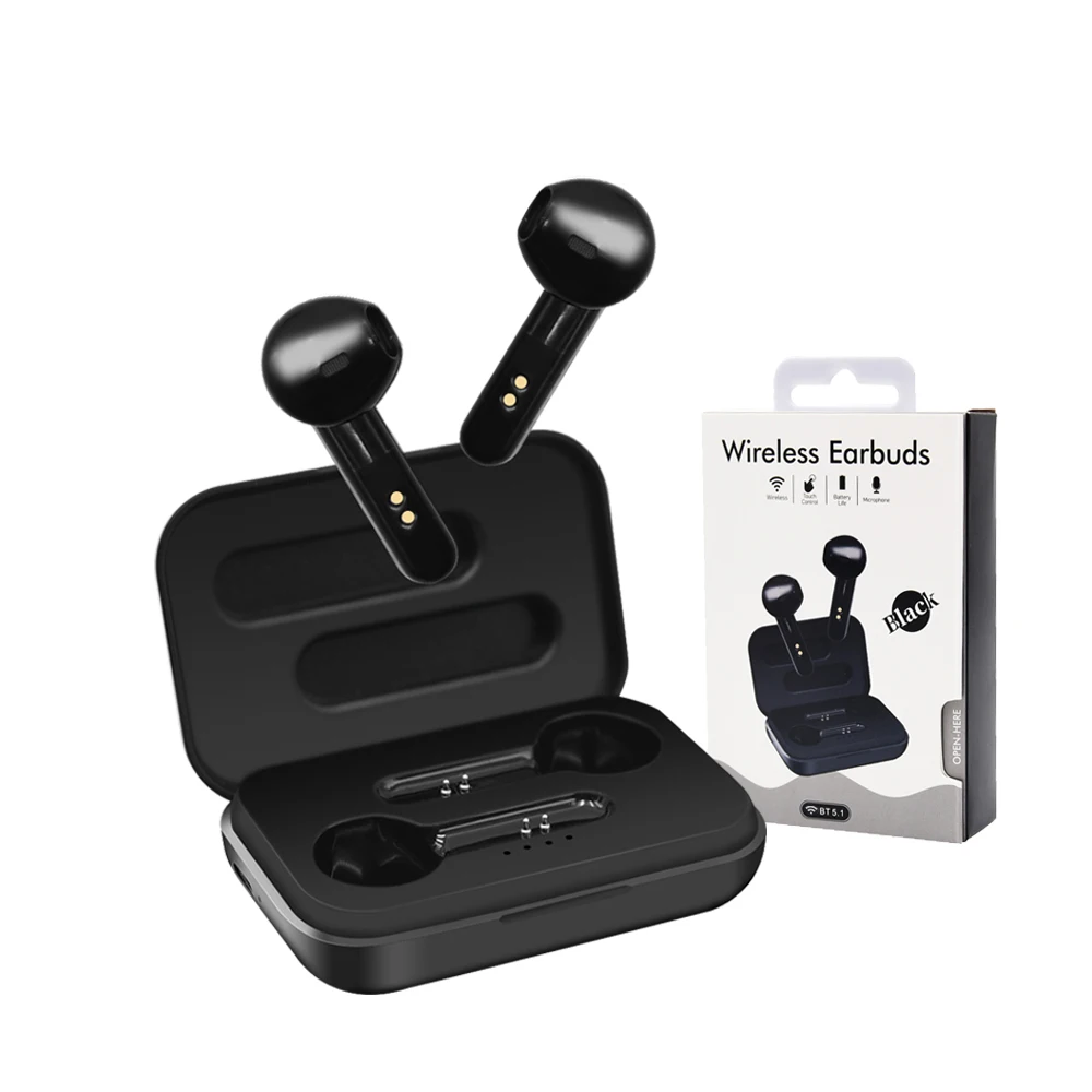 

BTVersion 5.0 Bluetooth Earphones Wireless EarphonesIn-ear Handsfree Headset Earbuds With Charging Box For Smartphone