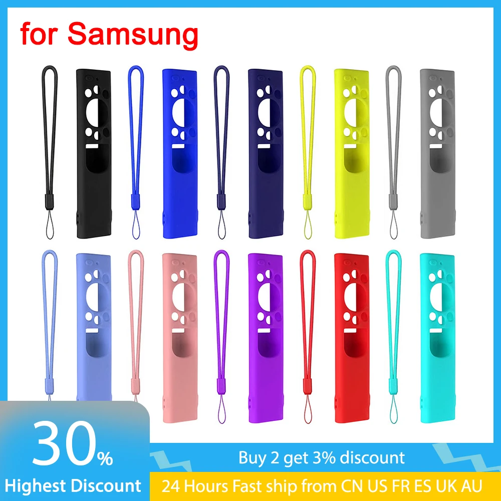 

Силиконовый чехол, водонепроницаемый защитный чехол с ремешком для Samsung BN59 Series BN59-01357A/01327A/01390A/01363 LCD TV