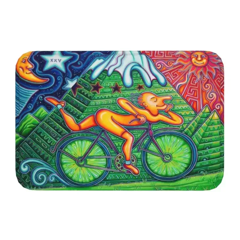 Винтажный Быстросохнущий коврик для входной двери велосипеда 1943