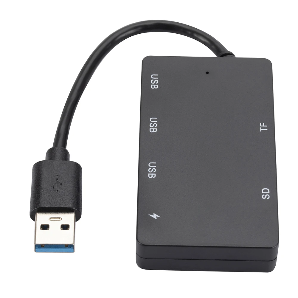 

USB HUB With 3.0, 2.0 Port, TF SD Card Reader, 6 IN 1 Splitter for MacBook Pro, Computer Accessories, Also Have Type C Version