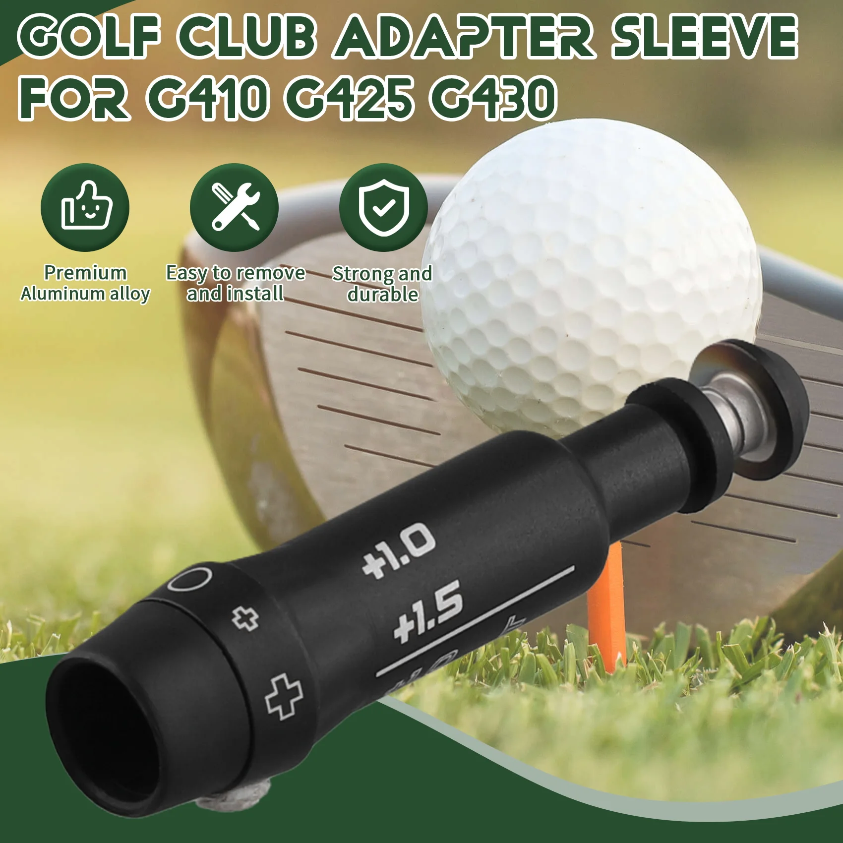 Golf Adapter Sleeve Replacement for Ping G410 G425 G430 Driver and Fairway Woodz(0.335)