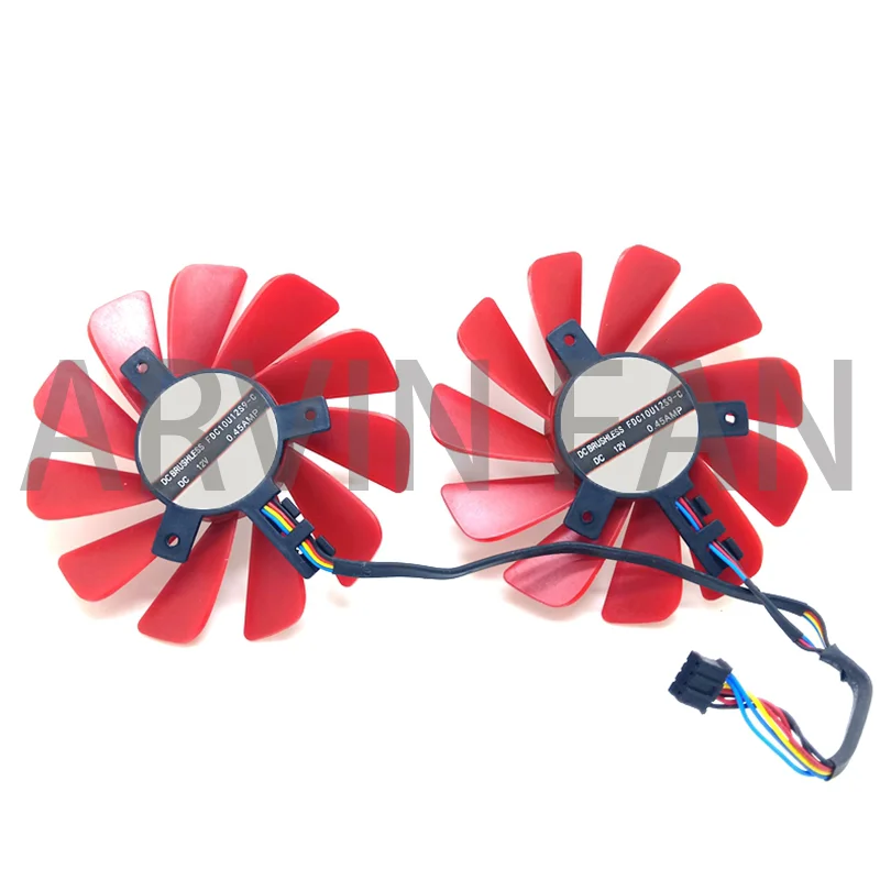 Новинка, охлаждающий вентилятор для видеокарты, 85 мм, 570 А, 4 контакта, для XFX RX 560D RX 580 RX