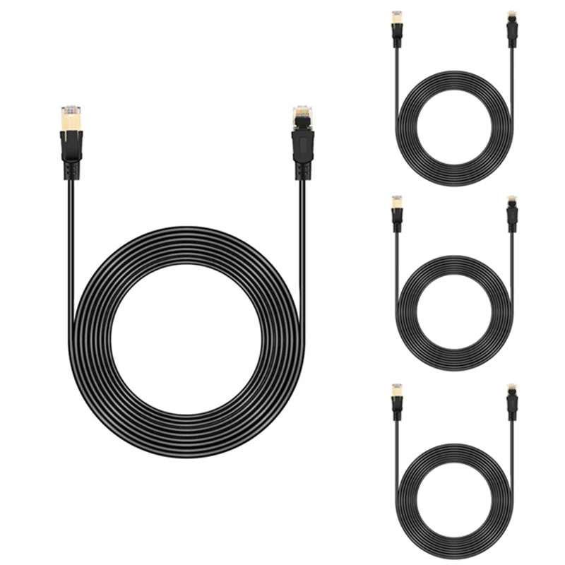 

Сетевой кабель Cat8, соединительный кабель RJ45 SFTP LAN, витая пара проводов, поддержка 25 Гбит/с, 2000 МГц для маршрутизатора, ПК