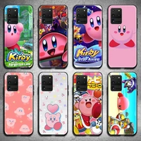 bandai kirby phone case for samsung galaxy s21 plus ultra s20 fe m11 s8 s9 plus s10 5g lite 2020