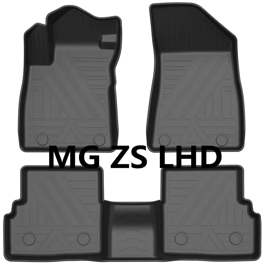 Фото Использование для автомобильного ковра MG ZS MG ZS AllWeather Коврик в багажник Полный комплект отделки подходит для MG ZS водонепроницаемый напольный коврик MG ZS коврик RHD №4