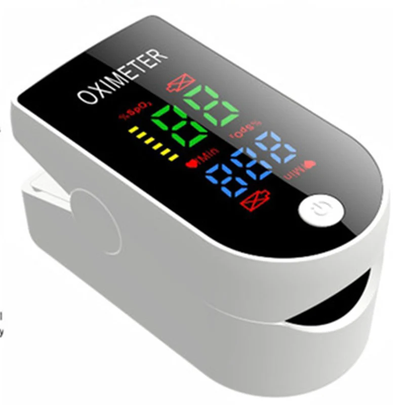 

Oximeter AD903 LED Portable Finger Pulse Oximeter Sports Finger Clip LED 4 Color Screen Oximeter Heart Rate Pulse Monitor