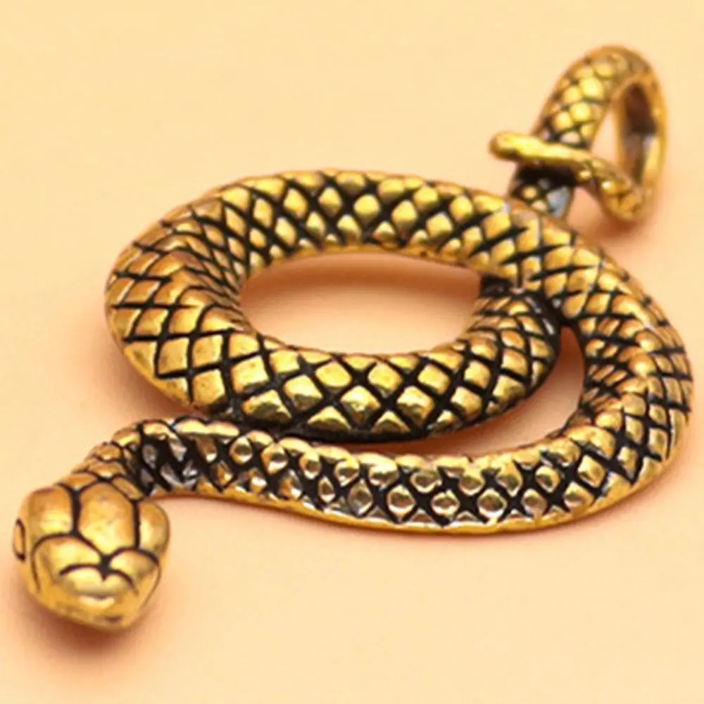 Двенадцать знаков зодиака змея винтажная латунная зеркальная старинная