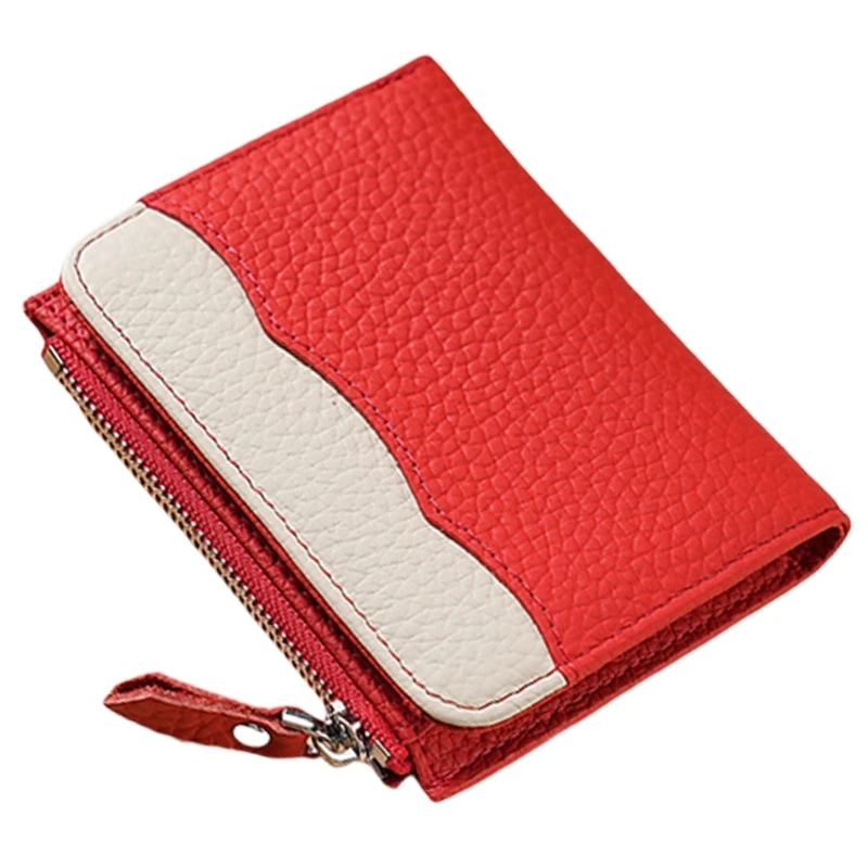 Маленький кошелек для женщин блокирующий футляр монет из искусственной кожи ecure