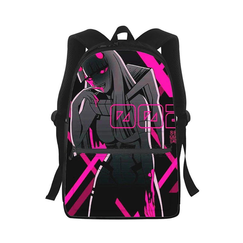 DARLING in the FRANXX Anime Men Women Backpack 3D Print Fashion Student School Bag Laptop Backpack Kids Travel Shoulder Bag