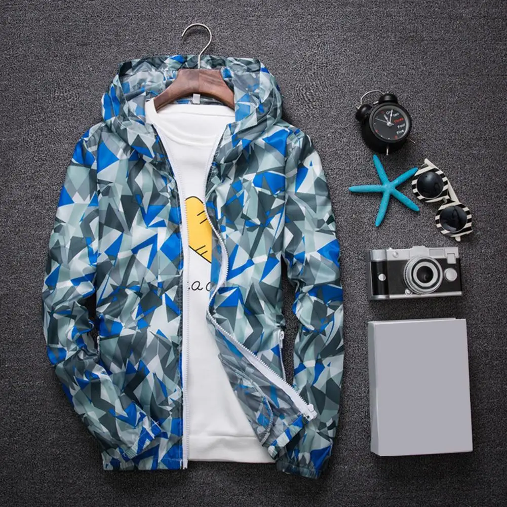 

Popular Couples Jacket Loose Teenager Windbreaker Jacket Zipper Hood Jacket Coat