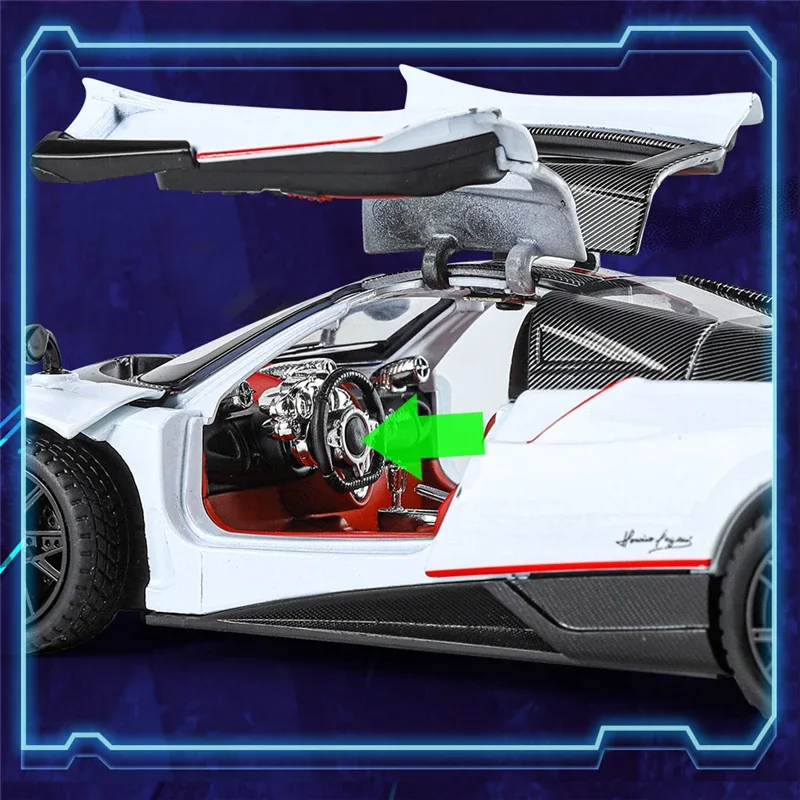 1:24 Pagani Huayra BC спортивная модель из сплава литая под давлением металлическая