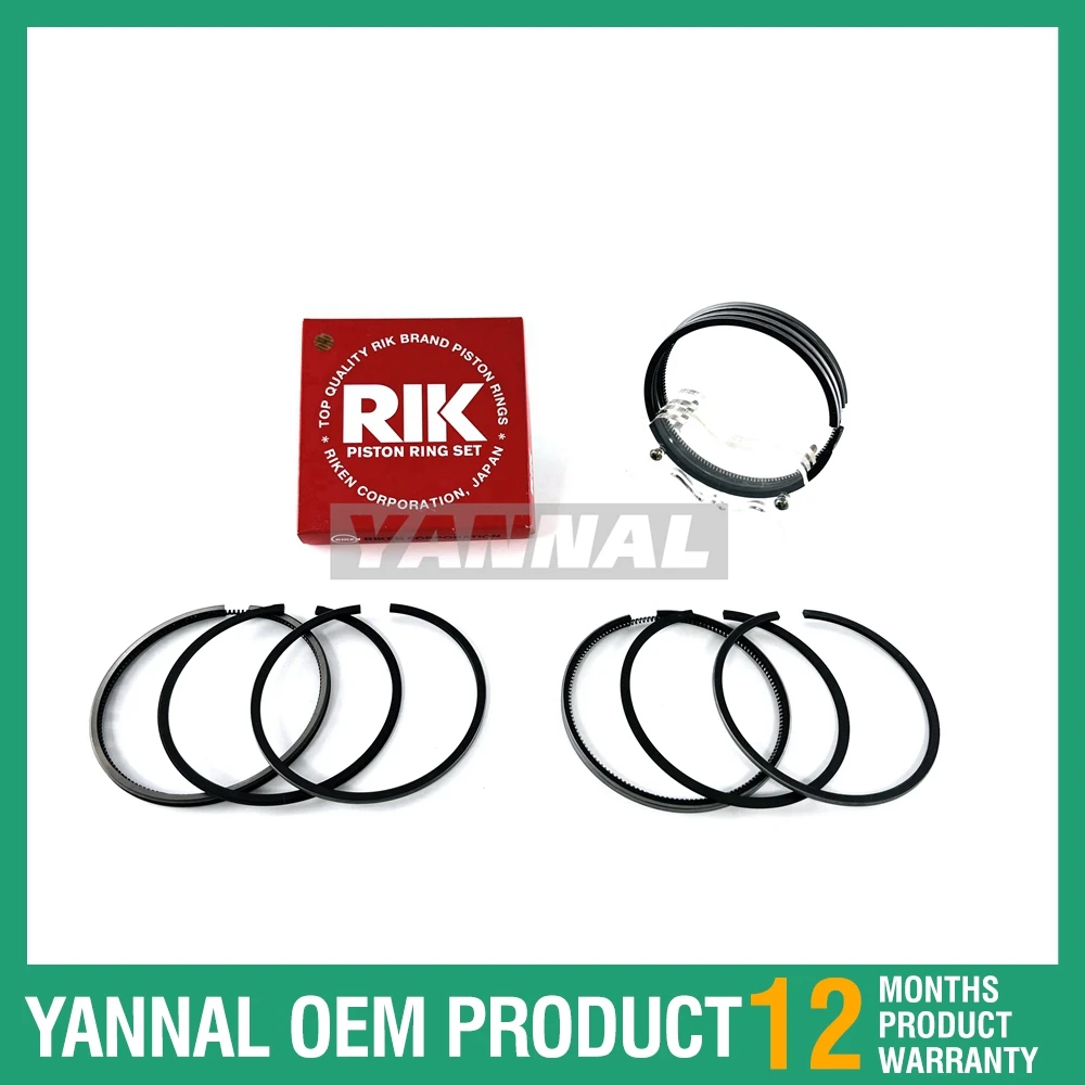 3TNE74 3D74 3D74E Комплект поршневых колец для двигателя Yanmar Экскаватор-погрузчик Komatsu