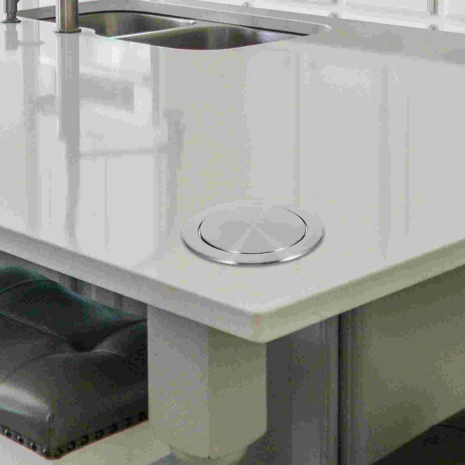 Крышка бака для мусора на столешнице крышка ванной комнаты встраиваемая