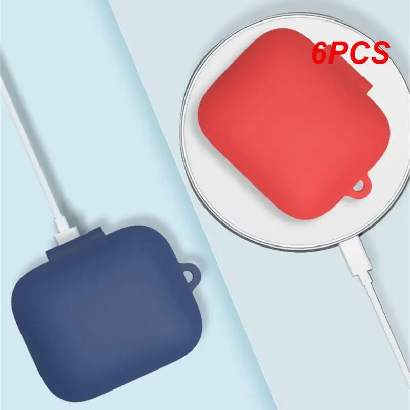 

6 шт. защитный чехол для Oneplus Buds 2, защитный чехол для наушников Plus Bus Pro2, силиконовые чехлы