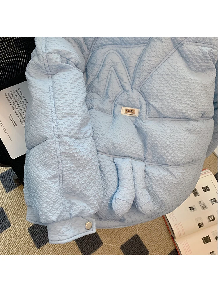 Осенне-зимнее женское Свободное пальто в Корейском стиле с милым рисунком