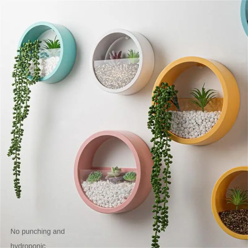 

Wall Hanging Flower Pot Nordic Home Decoration Vase Planter Pot Hanging Basket Flower Container Home Decoration Accessories