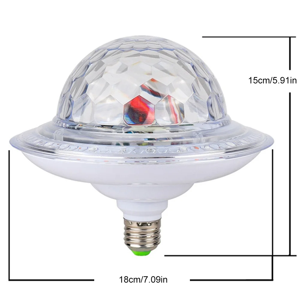 LED Colorful Music Disco Stage Nightlights E27 Bulb Magic Ball Lamp Smart Bluetooth Speaker Music Ceiling Light for KTV Decor images - 6