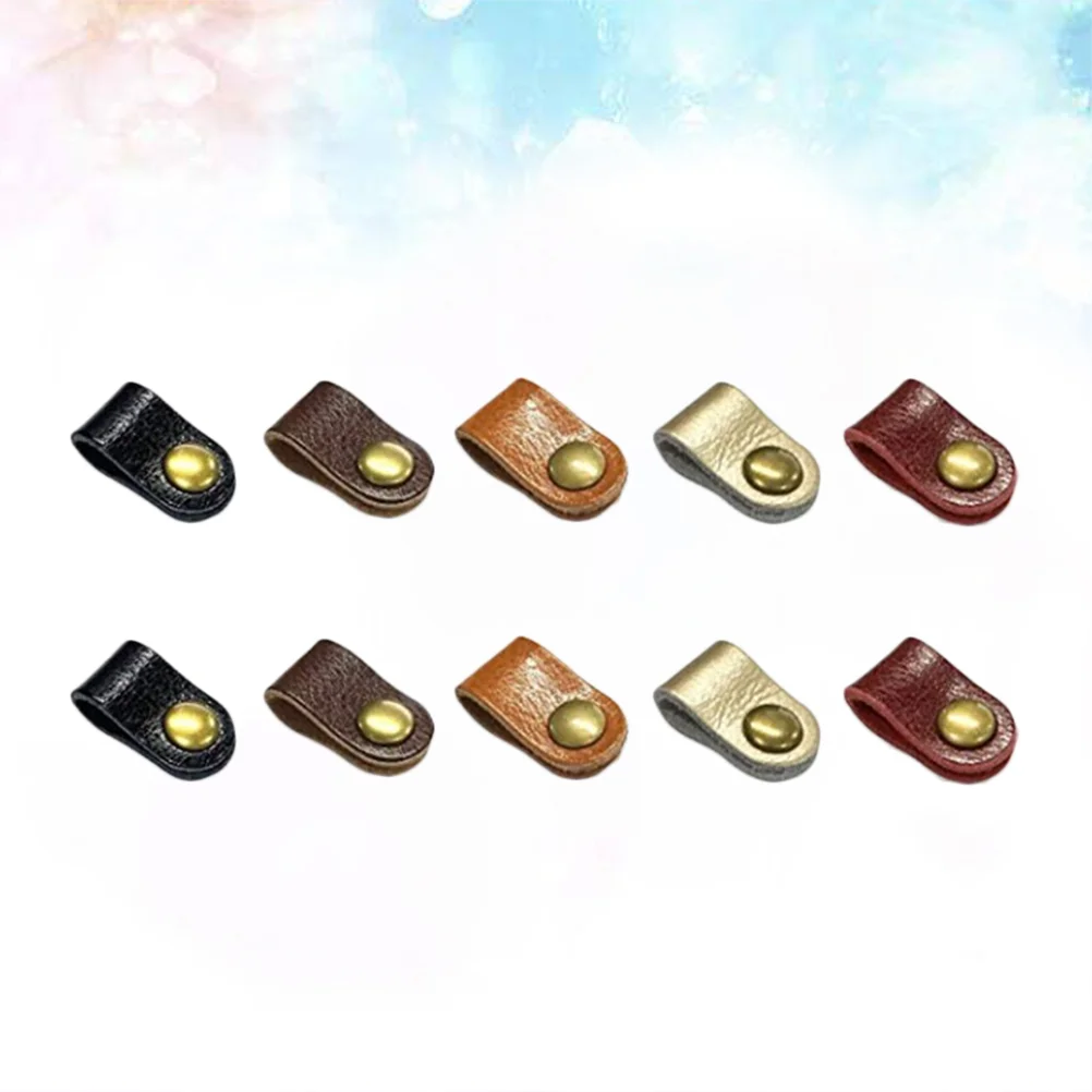 

10 Pcs Wire Holder Cord Organizer USB Cable Cable Organizer Ear Case Holder Rope Clip Earbud Case