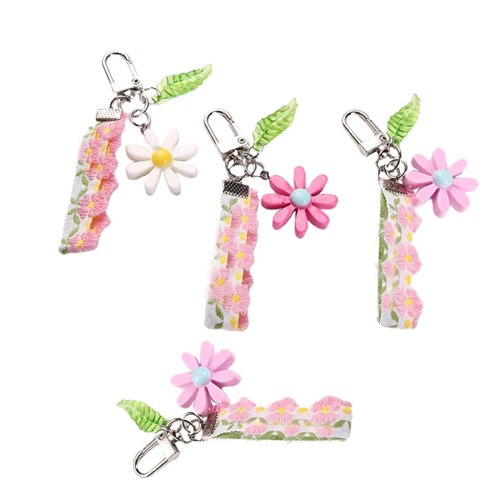 

Keychain Handbag Key Keychains Car Charm Pendant Metal Decoration Ring Flower Giftpurse Message Goodbyegoing Family Friend Funny