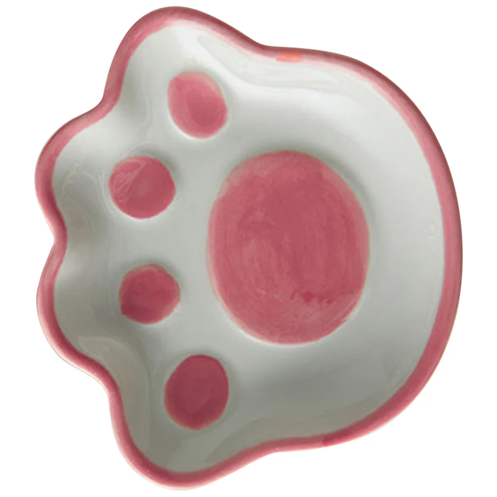 

Cat's Claw Sauce Snack Dish Japanese Plates Dipping Bowls Ceramic Seasoning Mini Containers Soy Small