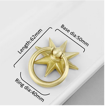 

Ручка для шкафа TINYHOB золотая из латуни