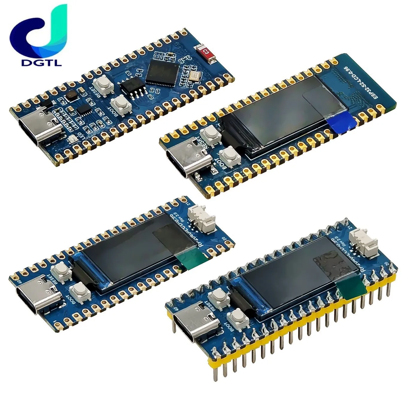 Esp32-s2 RP2040 управление ЖК-дисплеем 0 96 дюйма и платой разработки Wi-Fi для поддержки