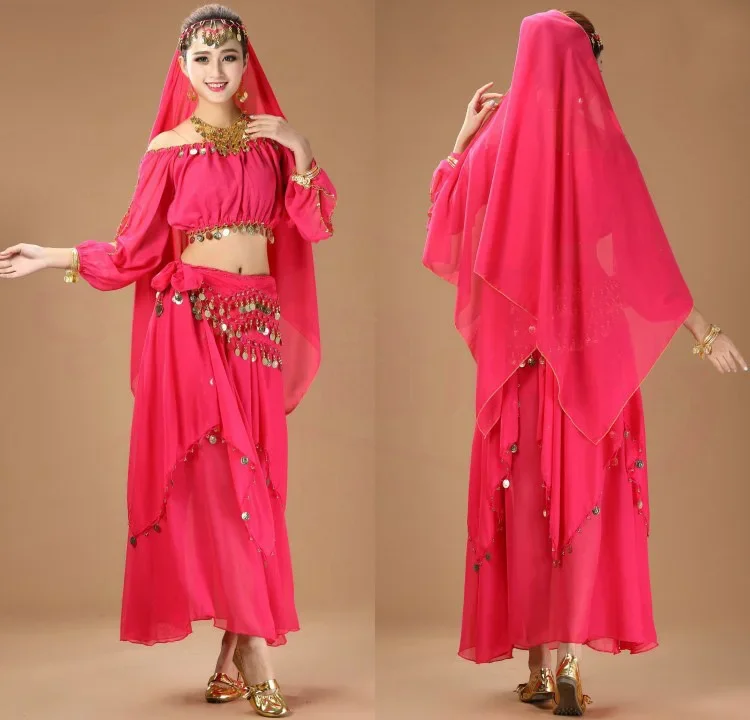 4 шт. женские костюмы для танца живота