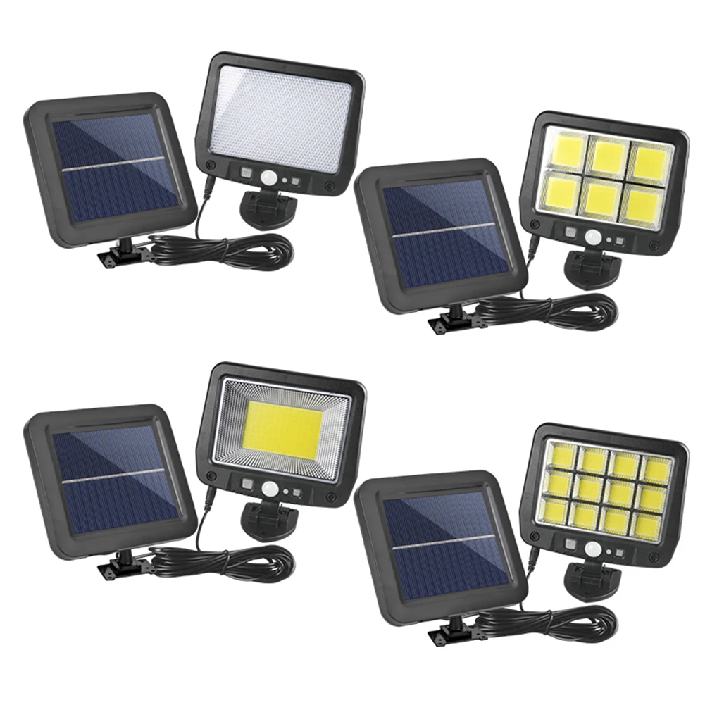 

80-144LED LED Solar Landscape Lighting Dust Proof Split Type Street Landscape Spotlight Automatic Charging for Courtyard