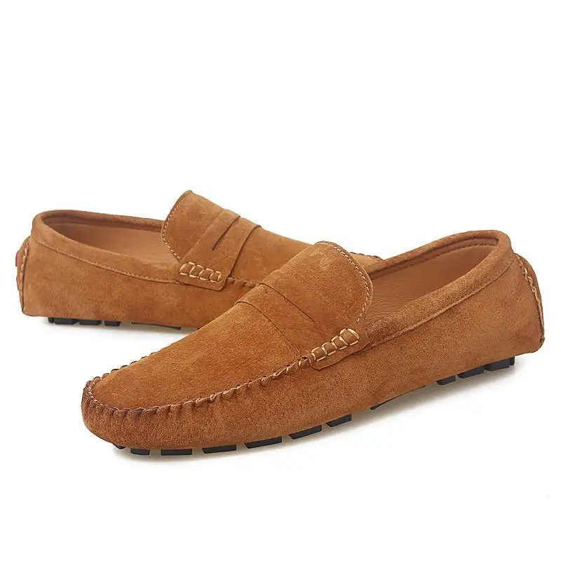 

Men's Shoes 2023 Spring New Men's Casual Leather Shoes Men's Genuine Leather Doug Shoes Slip-on Driving Shoes