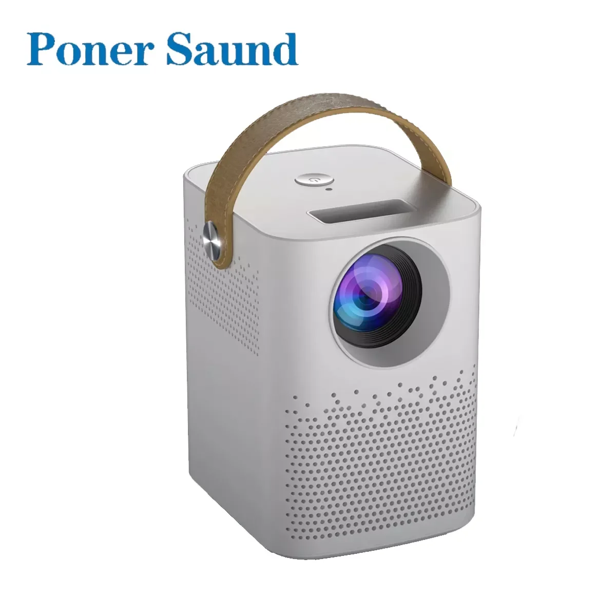 

New Hot 2022 Poner Saund/Aoreun V2 Led Projector Support Full HD 1080p 4500 Lumens Speaker Home Theater Mini Portable Projector