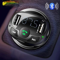 fm transmitter bluetooth aux audio mp3 player fm radio dual usb quick charge car charger fm modulator handsfree car kit