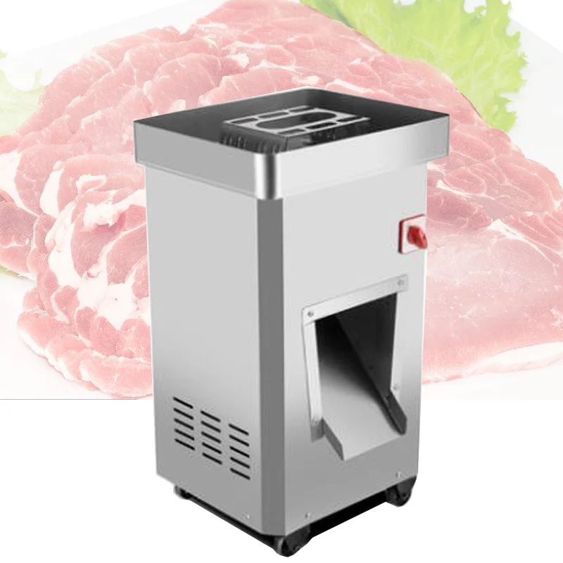 

Commercial Vertical Meat Cutter Machine High-power High-yieldMeat Slicing Dicing Shredded MachineMeat Processor