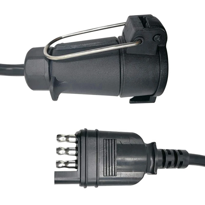 4-кратный конвертер стандарта США в Европу для прицепа 4-сторонний плоский разъем