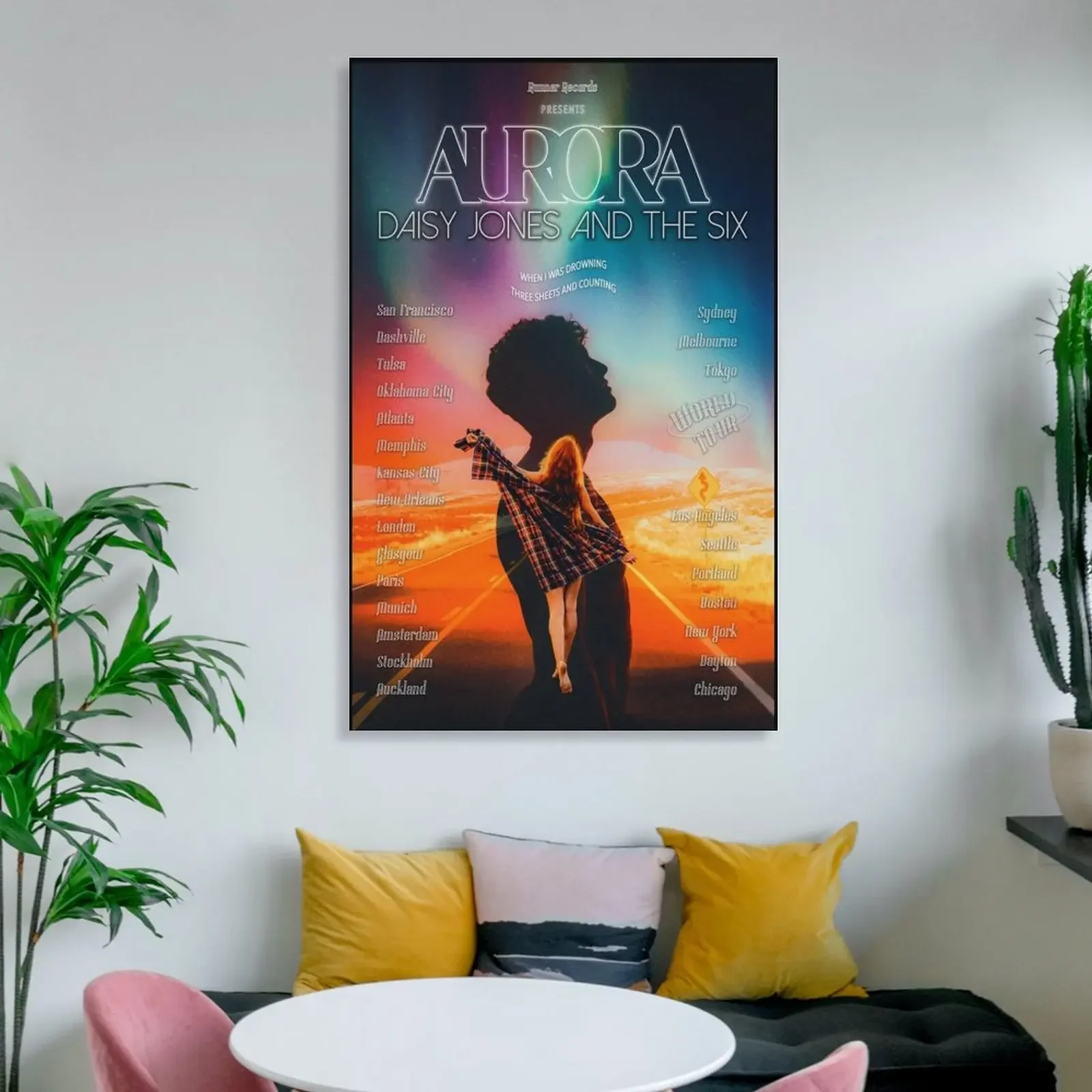 Печать на холсте AURORA WORLD TOUR - DAISY JONES AND THE SIX