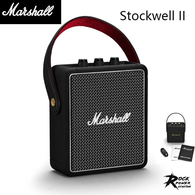 

Original 100% Marshall STOCKWELL II Speaker Portable Wireless Bluetooth Home Outdoor Audio Party Speaker