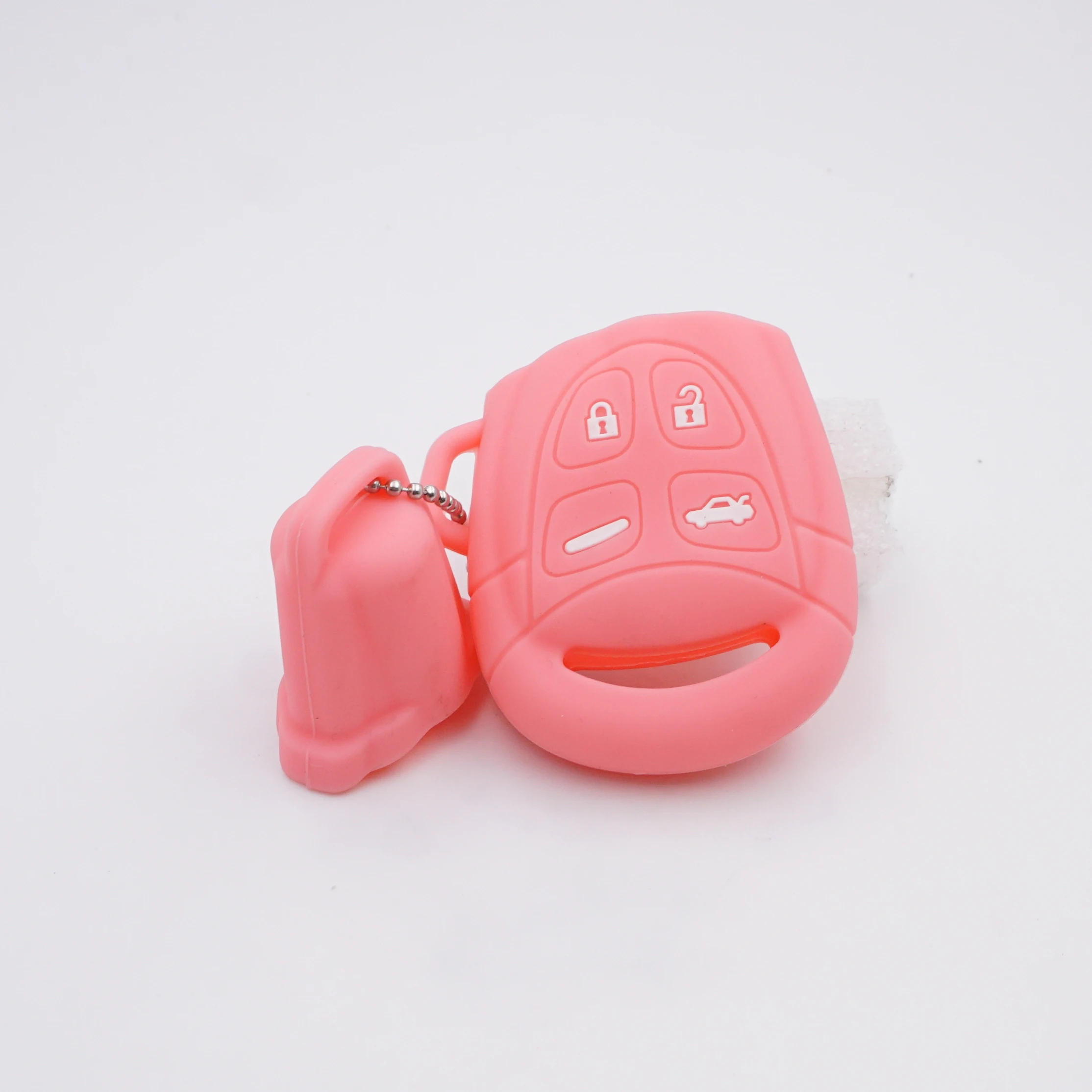 

Силиконовый чехол для автомобильного ключа Xinyuexin, чехол для ключа SAAB 9-3 9-5 93 95, 4 кнопки, защитный чехол для ключа с дистанционным управлением, автозапчасти, автомобильные аксессуары