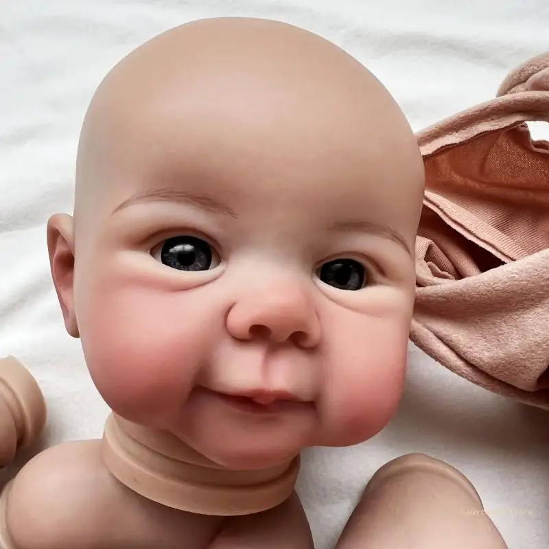 Y4UD DIY Реалистичная кукла реборн тканевое тело ребенка виниловая голова
