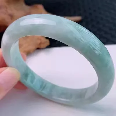 Ювелирные изделия zheru браслет из натурального бирманского нефрита 54 мм-62 мм