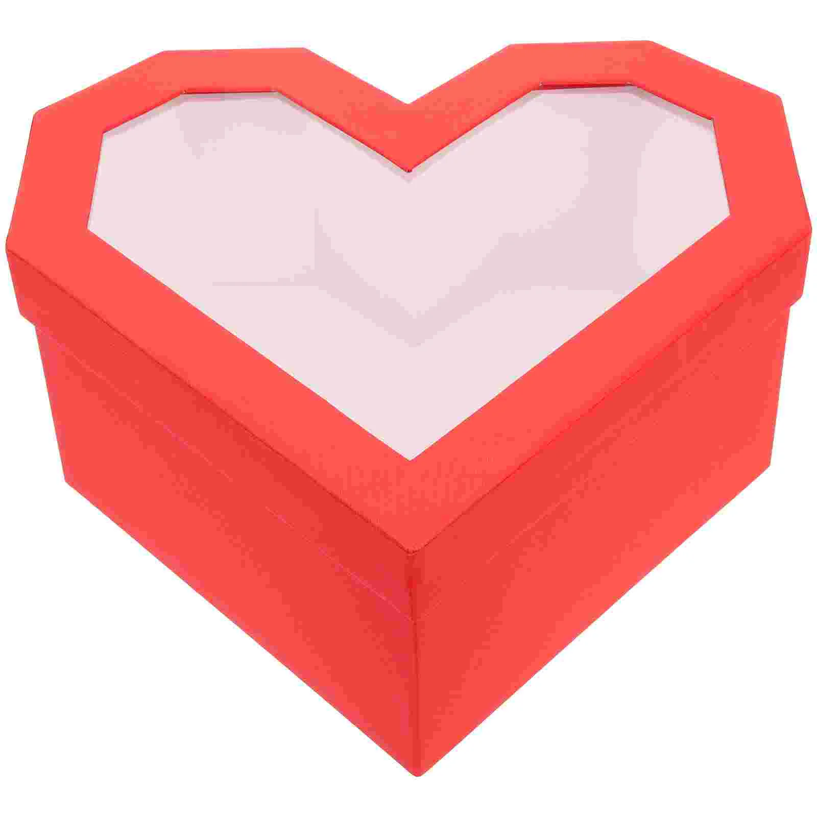 Box Heart Boxes Flower Giftflowers Shaped Set Day Cardboard Shapevalentine Valentines Lids Arrangement Floral Rose Chocolate S