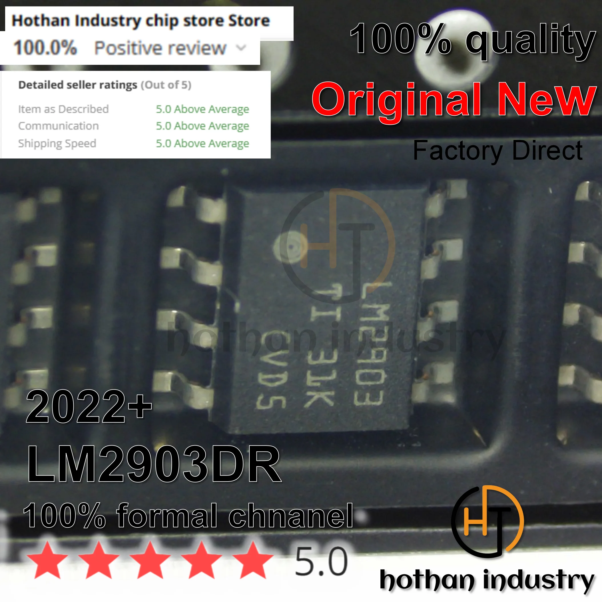 [10 шт.] LM2903DR LM2903 Высококачественные Новые 100% оригинальные аналоговые компараторы с двойным Diff Ind Temp