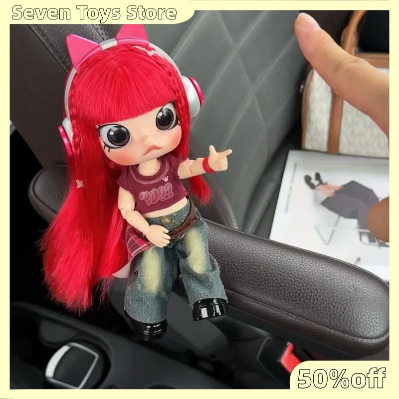 Фото Горячая новинка: Серия фигурок Pop Mart Molly X Yuqi 1/8, совместная коллекция, слепой бокс, оригинальные игрушки, куклы, милые аниме-фигурки, украшения №1