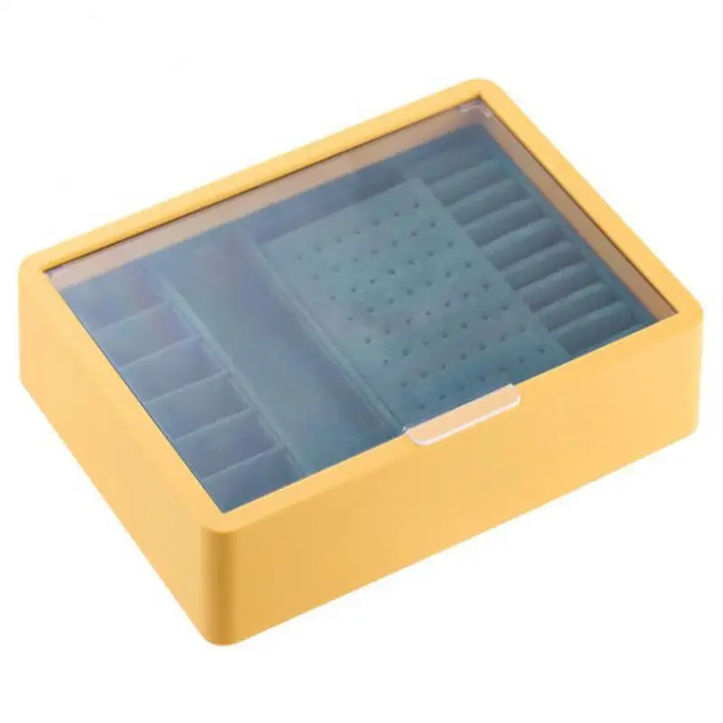 

New Jewelry Box Double-layer Large Capacity Transparent Jewelry Box Portable Jewelry Storage Box Necklace Ring Watch Storage Box