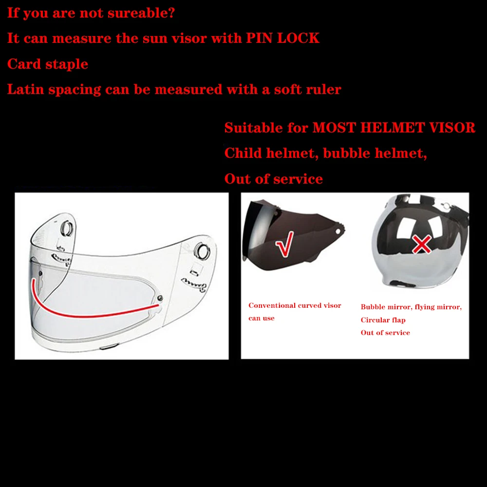 Универсальный мотоциклетный шлем противотуманная пленка линза для AGV SHOEI ARAI Marushin