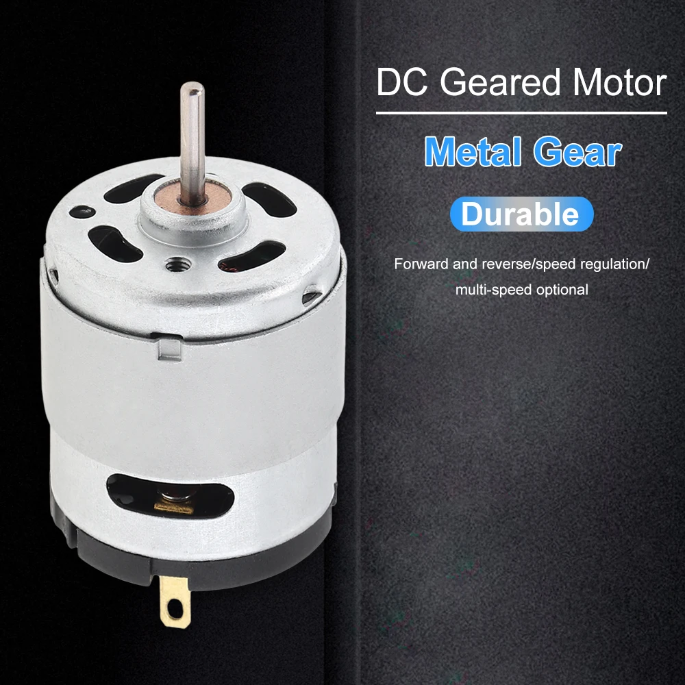 RS360 Двигатель постоянного тока 6-12 В 24000 об/мин Высокоскоростной микродвигатель